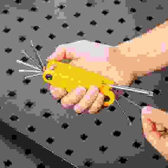 Набор складных шестигранных ключей "TORX" Deli DL234308 размеры T9,T10,T15,T20,T25,T27,T30,T40, пластиковый держатель