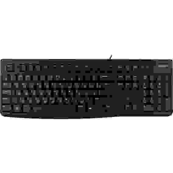 Клавиатура Logitech K120 черная, офисная, 104 клавиши, защита от воды |920-002583| USB 1.5м, RTL