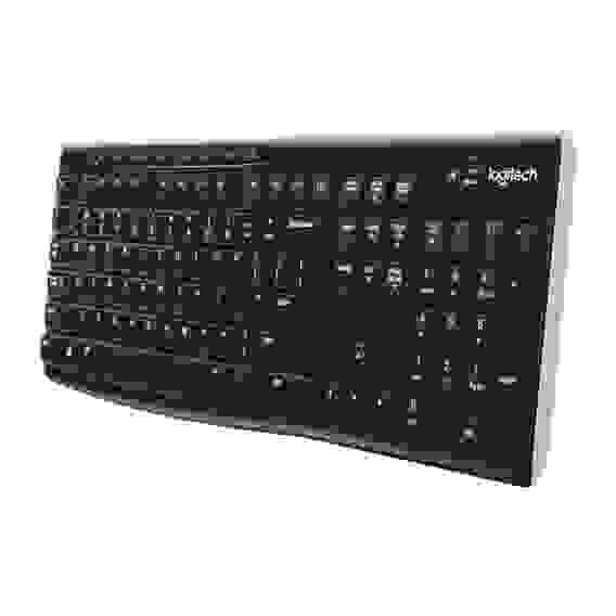 Клавиатура беспроводная Logitech K270 |920-003058| приемник Unifying, 2 батарейки AAA, RTL