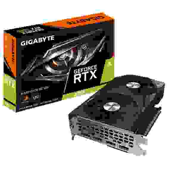 Видеокарта Gigabyte RTX3060 WINDFORCE OC 12GB GDDR6 192bit 2xDP 2xHDMI 2FAN RTL