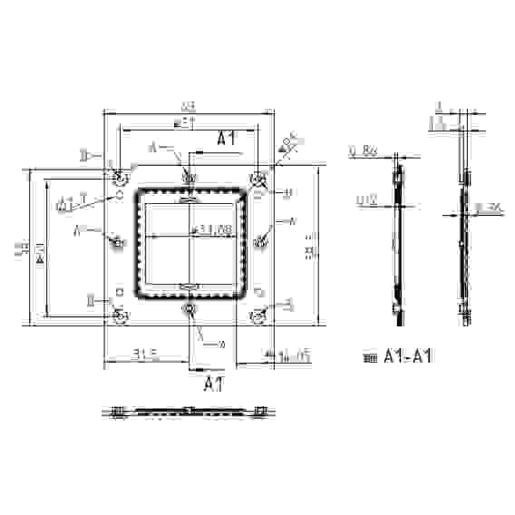 Аксессуары LEX 6G300A-4002-0N00 (CPU Holder,TYPE3, Nickel-plated,3I170DW)