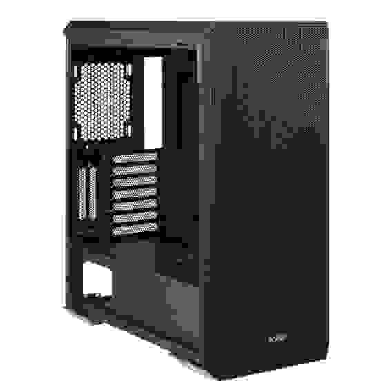 Корпус XPG DEFENDER BLACK [DEFENDER-BKCWW] (Midi-Tower, черный, TG, 120mm fan*3)