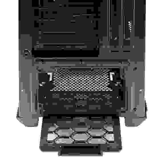 Корпус XPG DEFENDER BLACK [DEFENDER-BKCWW] (Midi-Tower, черный, TG, 120mm fan*3)