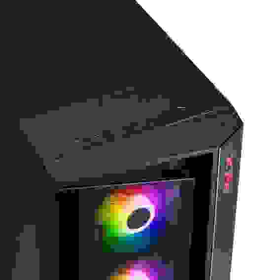Корпус XPG CRUISER Black [CRUISERST-BKCWW] (Midi-Tower, черный, TG, 120mm ARGB fan*3)
