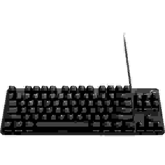 Клавиатура игровая Logitech G413 TKL SE черная, без цифрового блока, механические переключатели, белая подсветка, USB 1,8м, RTL