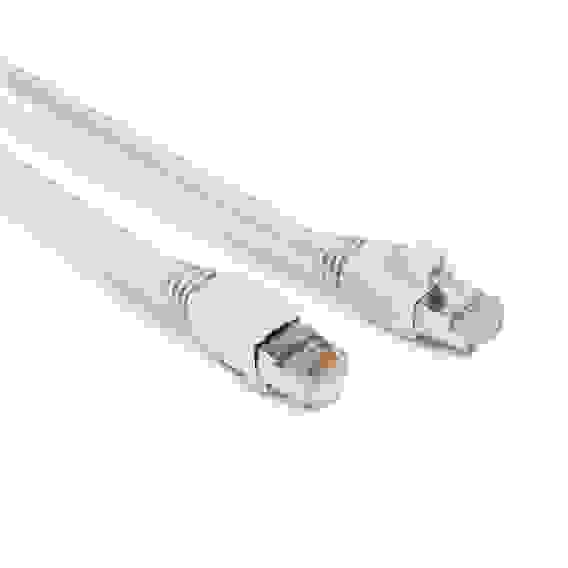 Кабельная сборка Hyperline Hyperline PC-LPM-STP-RJ45-RJ45-C6a-3M-LSZH-GY Патч-корд U/FTP, экранированный, Cat.6a
