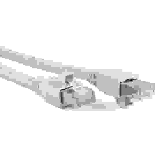 Кабельная сборка Hyperline Hyperline PC-LPM-STP-RJ45-RJ45-C6a-3M-LSZH-GY Патч-корд U/FTP, экранированный, Cat.6a