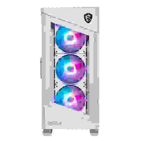 MPG VELOX 100R WHITE, Global, 2xUSB 3.0, 1xType C, 4x120mm ARGB Fan, ARGB
