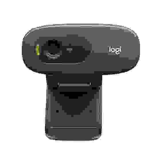 Веб-камера Bad Pack Logitech C270 черная, 3Mp интерполяция, HD 720p@30fps, угол обзора 60°, складная конструкция, USB2.0, кабель 1.5м {8} (960-001063)