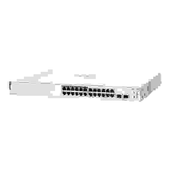 Коммутатор HPE BadPack JL813A HPE Коммутатор Aruba Instant On 1830 24G Web-managed 12p Class4 PoE 195W 2SFP Switch