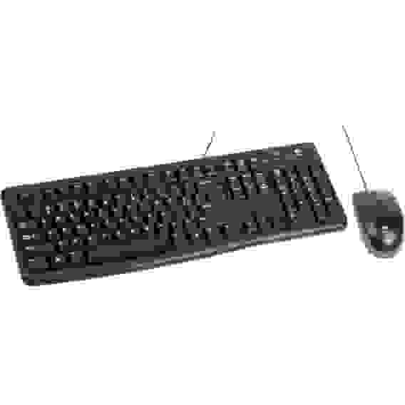Комплект клавиатура и мышь Logitech Desktop MK121 цвет черный, USB, RTL