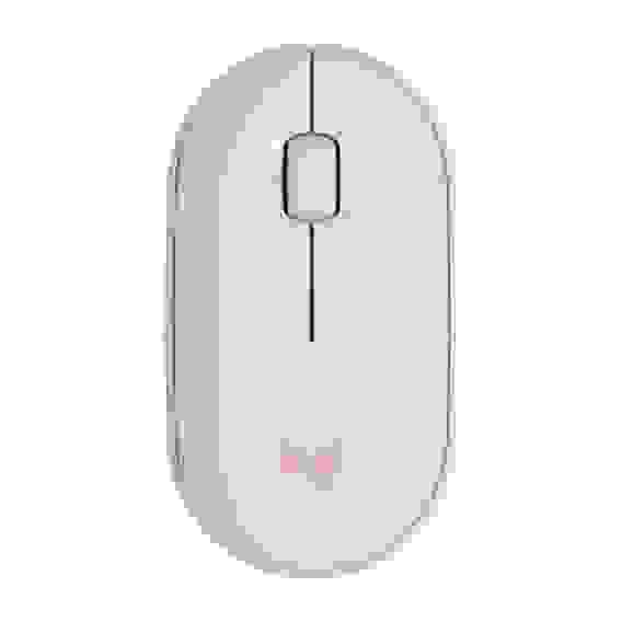 Мышь беспроводная Logitech Pebble M350 Pink розовая, оптическая, 1000dpi, 2.4GHz, USB-ресивер, бесшумная, под обе руки