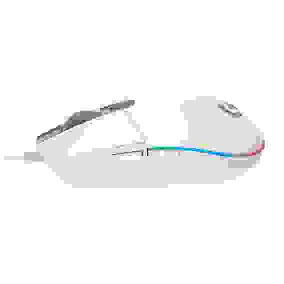 Мышь игровая Logitech G102 LIGHTSYNC White белая, оптическая, 200-8000dpi, 2.1м USB2.0, 6 программируемых кнопок, RGB подсветка, под обе руки