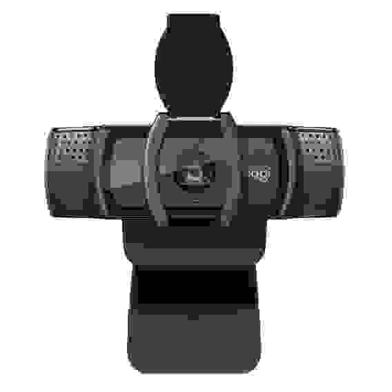 Веб-камера Logitech C920e черная, 3Mp, FHD 1080p@30fps, автофокус, угол обзора 78°, складная подставка, USB2.0, кабель 1.5м