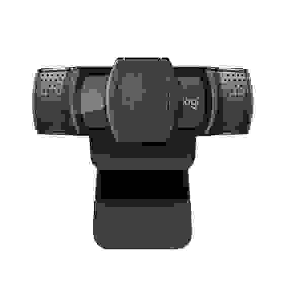 Веб-камера Logitech C920e черная, 3Mp, FHD 1080p@30fps, автофокус, угол обзора 78°, складная подставка, USB2.0, кабель 1.5м