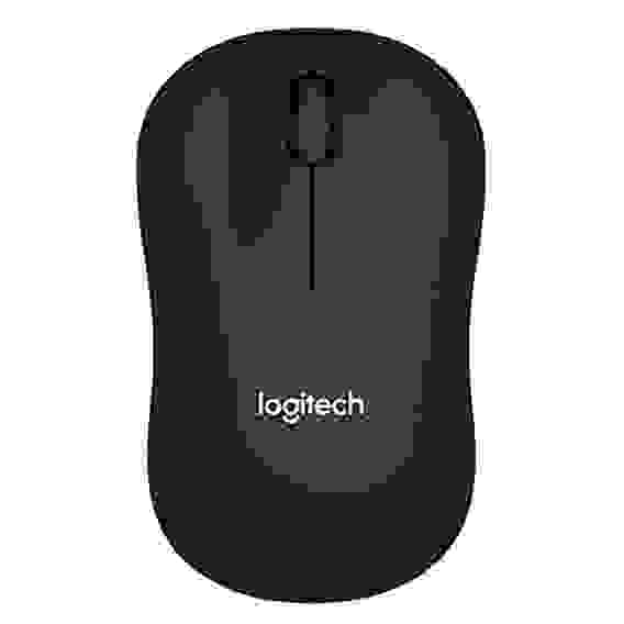 Мышь беспроводная Logitech B220 Silent Black черная, оптическая, 1000dpi, 2.4GHz, USB-ресивер, бесшумная, под любую руку, RTL