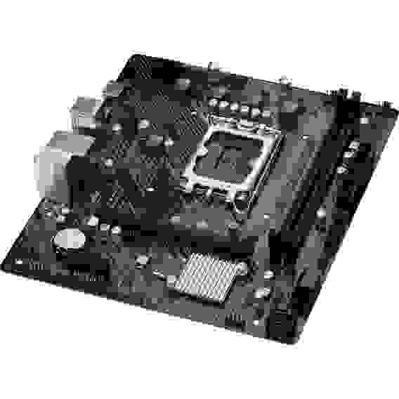 Материнская плата ASRock H610M-H2/M.2 D5, Socket 1700, Intel®H610, 2xDDR5-4800, HDMI+HDMI, 1xPCI-Ex16, 1xPCI-Ex1, 4xSATA3, 1xM.2, 8Ch Audio, GLan, (4+2)xUSB2.0, (2+2)xUSB3.2, 1xPS/2, mATX, RTL