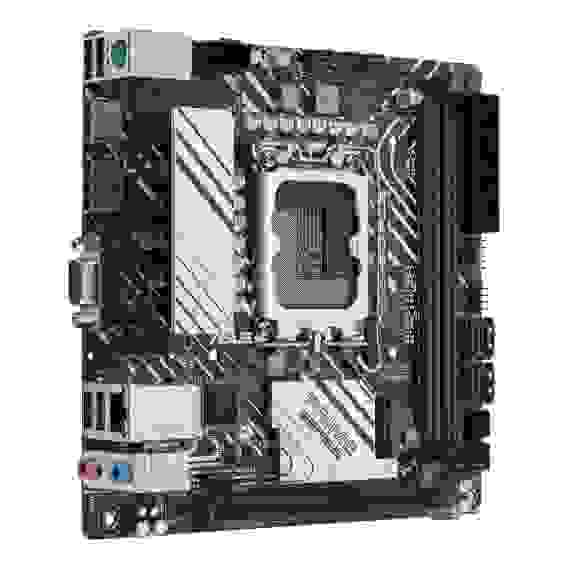 Материнская плата ASUS PRIME H610I-PLUS-CSM LGA1700 mini-ITX 2xDDR5 PCIEx16 M.2 DP HDMI VGA GLAN