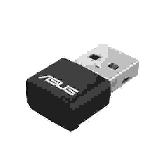 Адаптер беспроводной связи (Wi-Fi) ASUS USB-AX55 NANO WiFi 6 1201Mbps+574Mbps 5GHz/2.4GHz