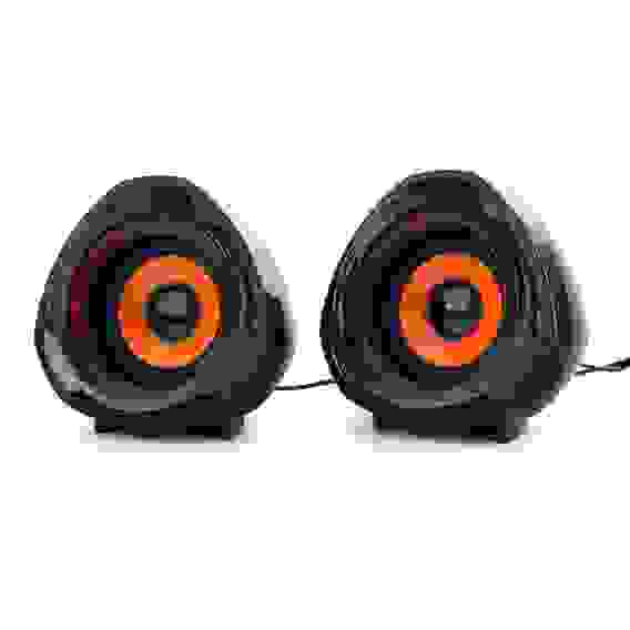 Акустич. система 2.0 Gembird SPK-105, черный, 5 Вт, регулятор громкости, USB-питание