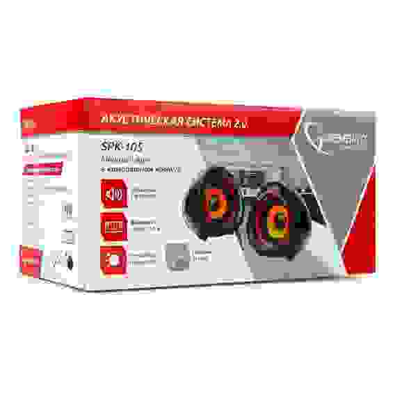 Акустич. система 2.0 Gembird SPK-105, черный, 5 Вт, регулятор громкости, USB-питание