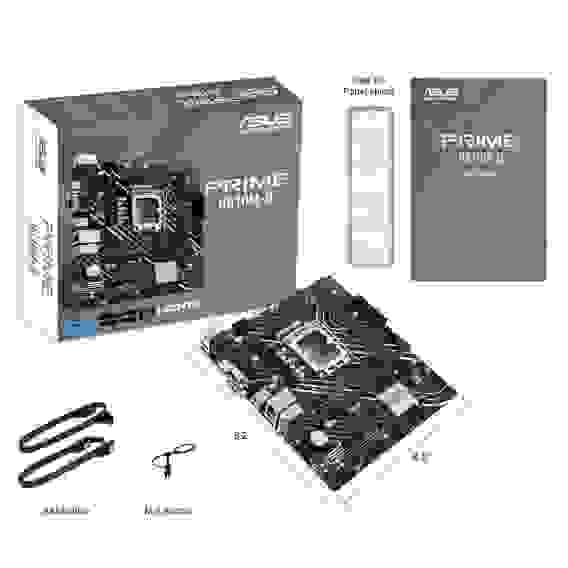 Материнская плата ASUS PRIME H610M-D LGA1700 mATX 2xDDR5 PCIEx16 PCIEx1 M.2 HDMI VGA GLAN
