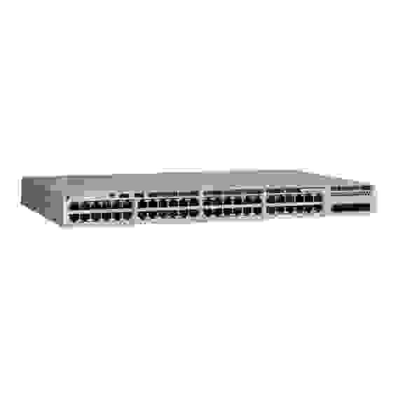 Коммутатор CISCO Catalyst 9300L 48-port 1G copper with fixed 4x1G SFP uplinks, PoE+ 505W/1440W, PS 715W, DNA Network Advantage Lic, C9300L-48P-4G-A