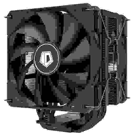 Вентилятор ID-COOLING SE-225-XT BLACK V2 LGA20XX/1700/1200/115X/AM5/AM4 (10шт/кор, TDP 220W, PWM, 5 тепл.трубок прямого контакта, DUAL FAN 120mm, черный) RET