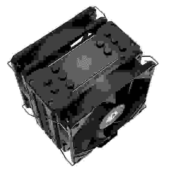 Вентилятор ID-COOLING SE-225-XT BLACK V2 LGA20XX/1700/1200/115X/AM5/AM4 (10шт/кор, TDP 220W, PWM, 5 тепл.трубок прямого контакта, DUAL FAN 120mm, черный) RET