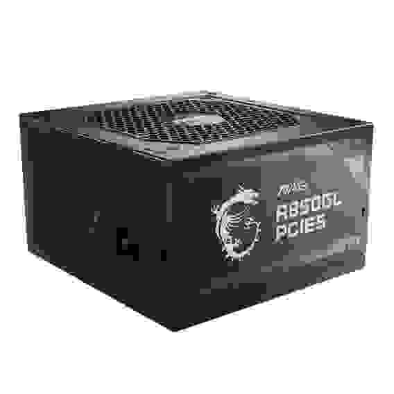 Блок питания MSI MAG A850GL PCIE5 , 850W, 80+ Gold, полностью модульный, ATX 3.1, PCIE5.1
