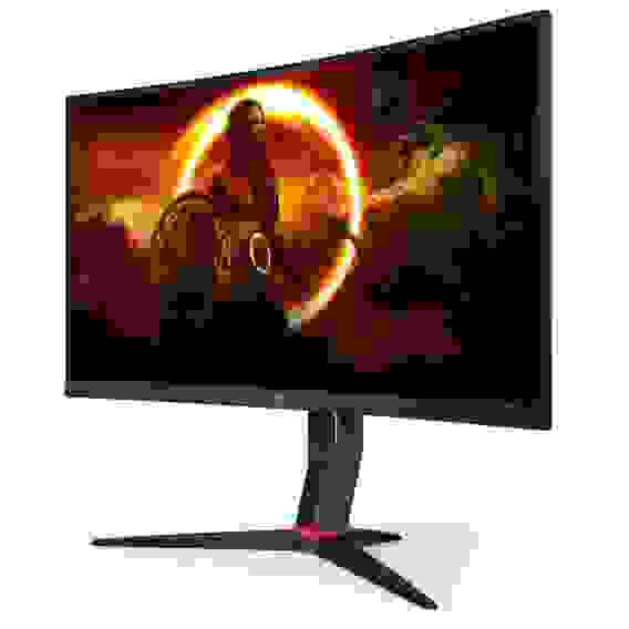 Монитор AOC 27" C27G2ZU Black-Red (VA, 1920x1080, HDMI+HDMI+DP, USB Hub, 0.5 ms, 178°/178°, 300 cd/m, 3000:1, 240Hz, MM, Curved)