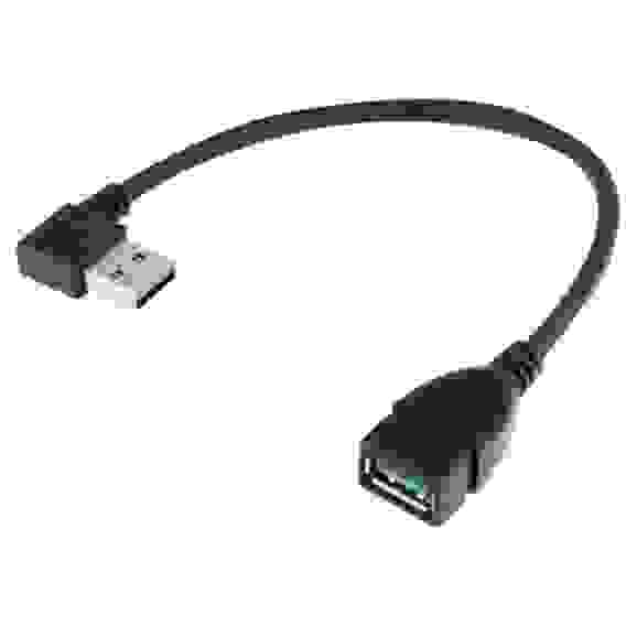 Кабель адаптер угловой KS-is USB 3.0 male female (KS-402O) левый