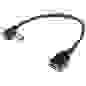 Кабель адаптер угловой KS-is USB 3.0 male female (KS-402O) левый