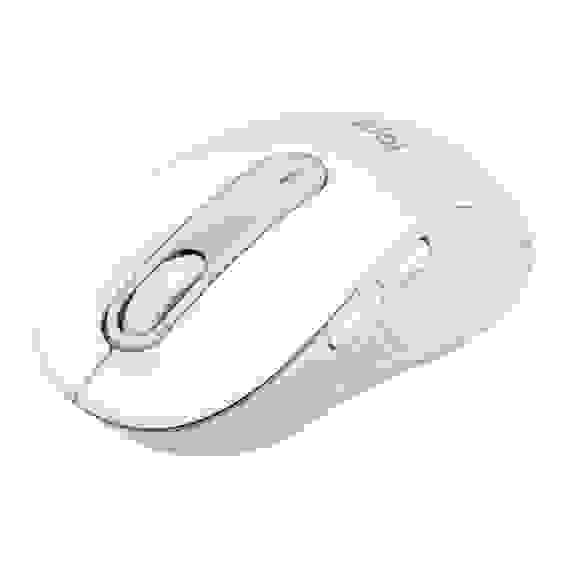 Мышь Logitech Мышь беспроводная Logitech M650 Signature Off White белая, 400-4000 dpi, Bluetooth + 2.4G, 5 кнопок, АА-батарейка, полноразмерная, правый хват