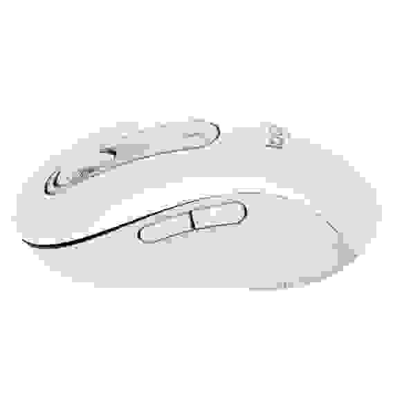 Мышь Logitech Мышь беспроводная Logitech M650 Signature Off White белая, 400-4000 dpi, Bluetooth + 2.4G, 5 кнопок, АА-батарейка, полноразмерная, правый хват