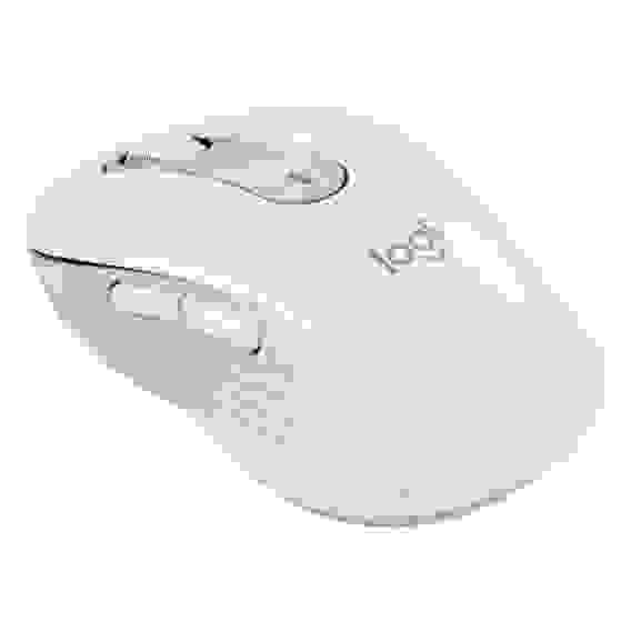 Мышь Logitech Мышь беспроводная Logitech M650 Signature Off White белая, 400-4000 dpi, Bluetooth + 2.4G, 5 кнопок, АА-батарейка, полноразмерная, правый хват