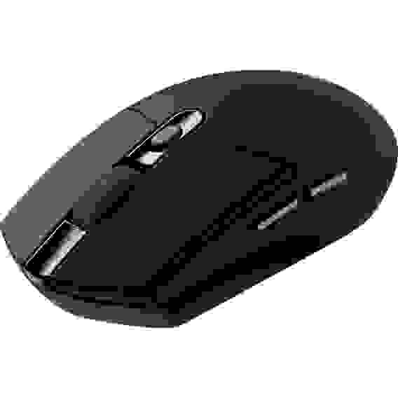 Мышь Logitech Мышь игровая Logitech G304 Lightspeed Black черная, 200-12000dpi, беспроводная 2.4GHz, USB приемник LIGHTSPEED™, 6 программируемых кнопок, под обе руки