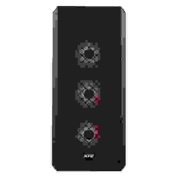 Корпус XPG Bad Pack DEFENDER BLACK (DEFENDER-BKCWW) (Midi-Tower, черный, TG, 120mm fan*3)