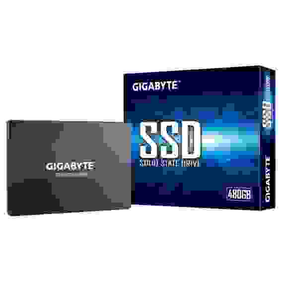 Твердотельный накопитель SSD Gigabyte GP-GSTFS31480GNTD 480GB 2.5" Client SATA 6Gb/s, 550/480, IOPS 75/70K, MTBF 2M, TLC, DRAM less, 200TBW, RTL {40} (804787)