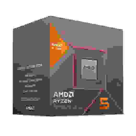 Центральный Процессор AMD RYZEN 5 8500G BOX (Phoenix, 4nm, C6/T12, Base 3,50GHz, Turbo 5,00GHz, RDNA 3.0 Graphics, L3 16Mb, TDP 65W, SAM5)