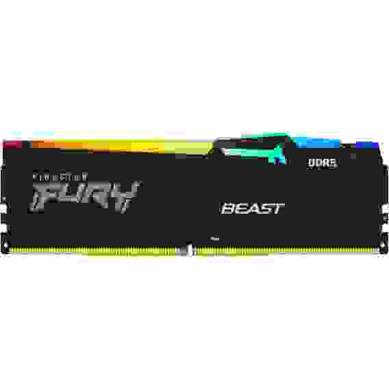 Модуль памяти Kingston 8GB DDR5 6000 DIMM FURY Beast Black RGB EXPO Non-ECC, 1RX16 36-38-38 1.35V 288-pin 16Gbit