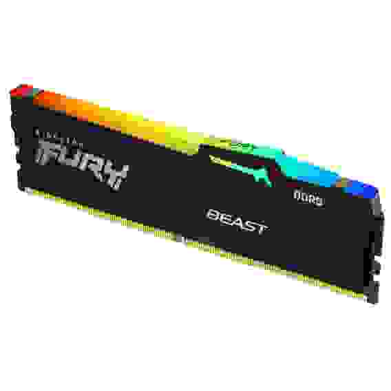 Модуль памяти Kingston 16GB DDR5 5600 DIMM FURY Beast Black RGB EXPO Non-ECC Unbuffered, 1RX8 36-38-38 1.25V 288-pin 16Gbit
