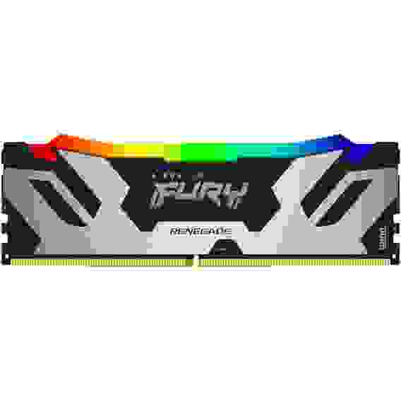 Модуль памяти Kingston 32GB DDR5 6400 FURY Renegade Silver/Black RGB XMP Non-ECC Unbuffered DIMM (Single Module) 2RX8 32-39-39 1.4V 288-pin 16Gbit