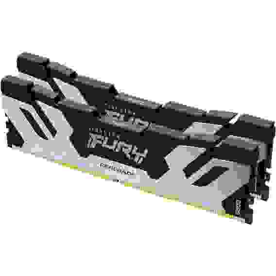 Модуль памяти Kingston 64GB DDR5 6400 FURY Renegade Silver/Black XMP Non-ECC Unbuffered DIMM (Kit 2*32gb) 2RX8 32-39-39 1.4V 288-pin 16Gbit
