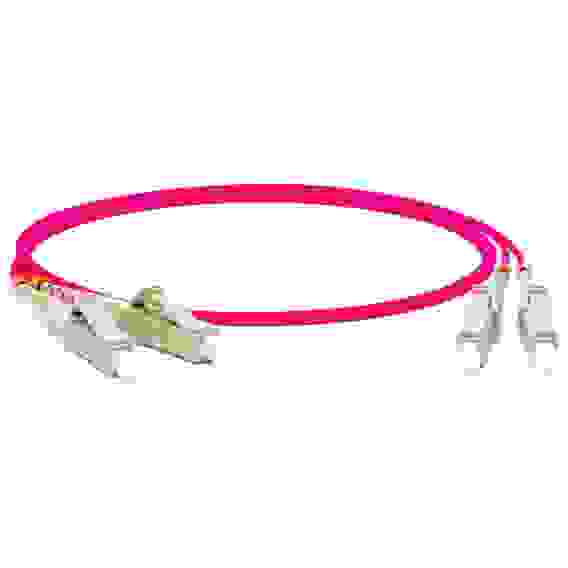 Кабель оптический Hyperline FC-D2-504-LC/PR-LC/PR-H-30M-LSZH-MG Патч-корд волоконно-оптический (шнур) MM 50/125, OM4, LC-LC, duplex, 10G/40G, LSZH, 30м