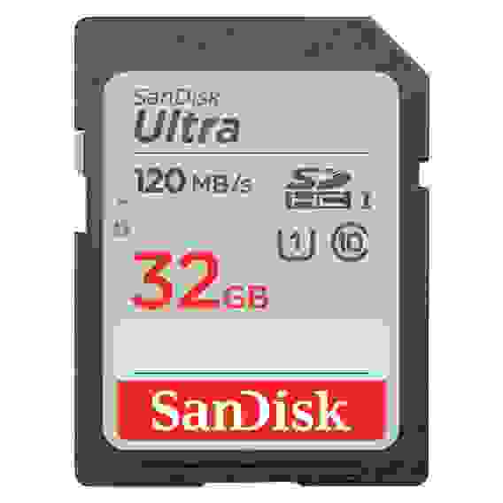 Карта памяти SanDisk Ultra 32GB SDHC Memory Card 120MB/s