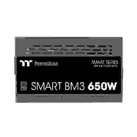 Блок питания Thermaltake Smart BM3 650 /Semi Modular/Non Light/Full Range/Analog/80 Plus Bronze/EU/JP Main CAP/All Flat Cables/Gen 5
