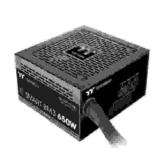 Блок питания Thermaltake Smart BM3 650 /Semi Modular/Non Light/Full Range/Analog/80 Plus Bronze/EU/JP Main CAP/All Flat Cables/Gen 5