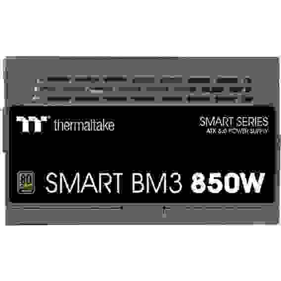 Блок питания Thermaltake Smart BM3 850 /Semi Modular/Non Light/Full Range/Analog/80 Plus Bronze/EU/JP Main CAP/All Flat Cables/Gen 5
