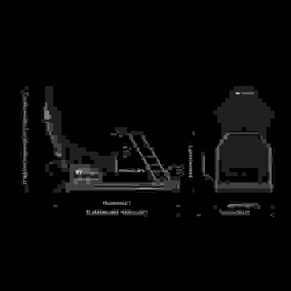 Игровая приставка Thermaltake GR500 Racing Simulator Cockpit /Steel+AluminumBlack/01